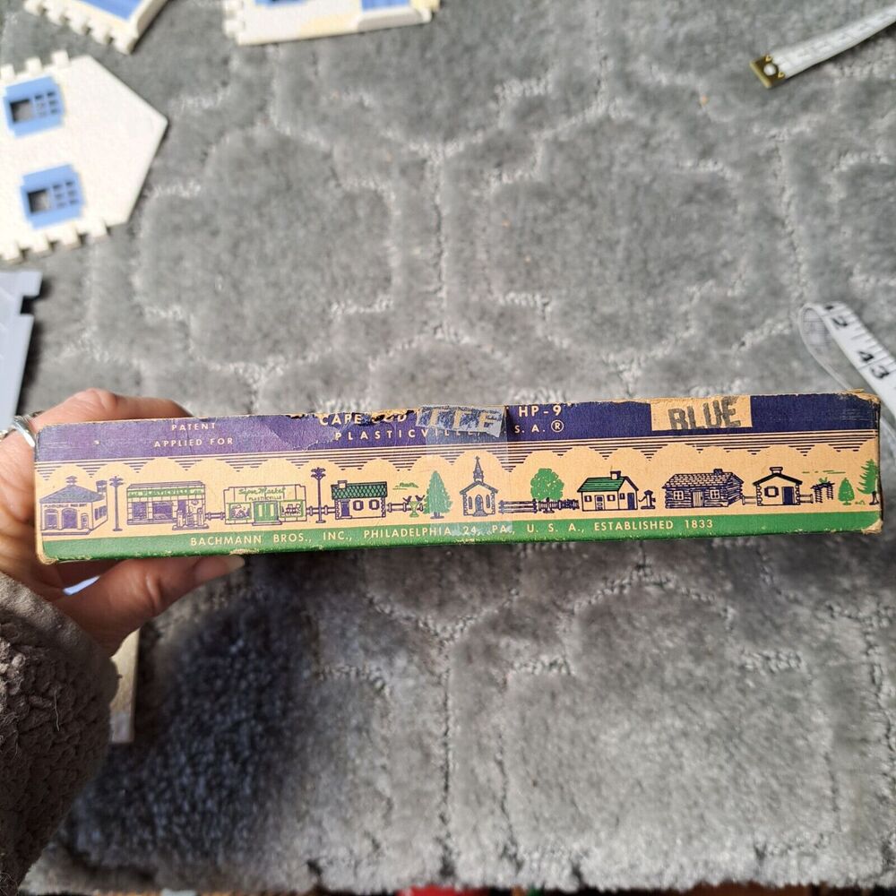 Vtg Plasticville Cape Cod House Kit USA HP-9 TRAIN ACCESSORY Hobby Collector HTF - Picture 12 of 16